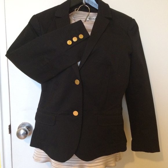 Black Blazer with gold buttons - Picture 6 of 6